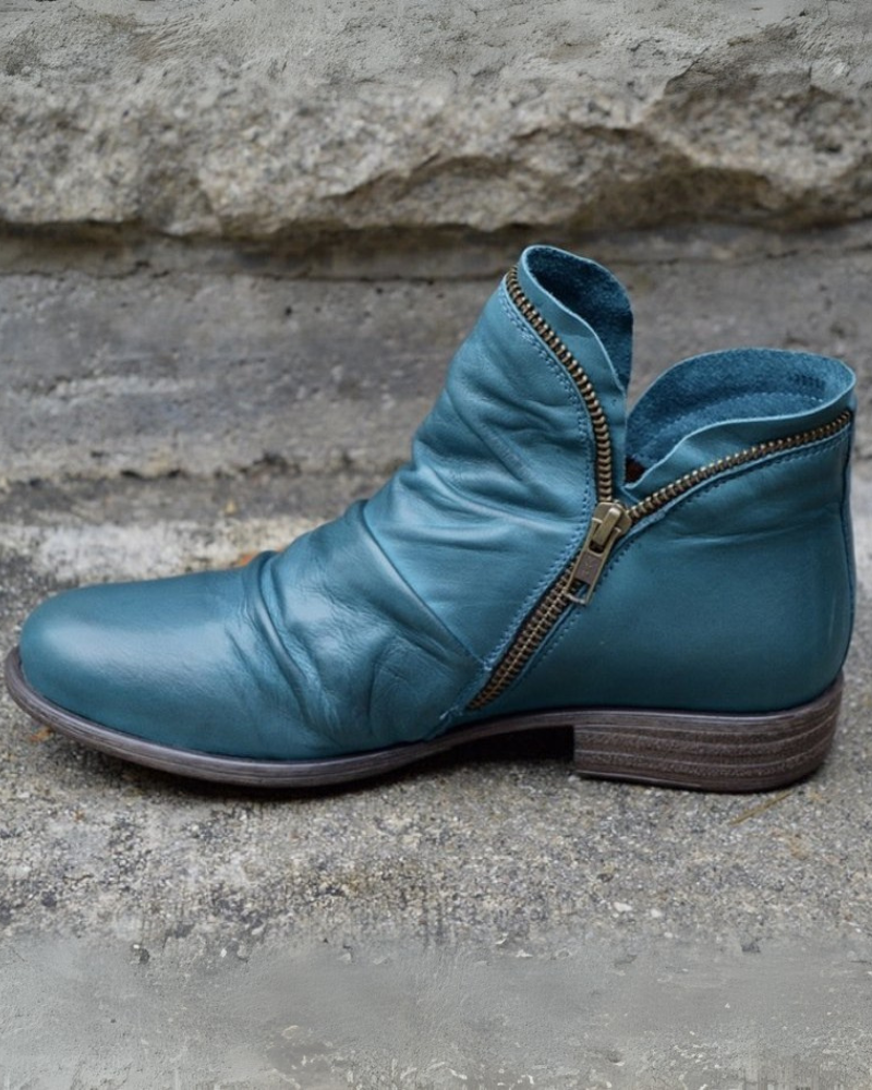 WW | Lederstiefel mit Reißverschluss