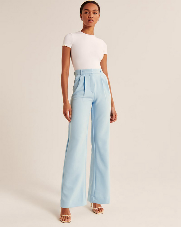 WW | Casual Hose mit Hoher Taille und Weitem Bein für Damen