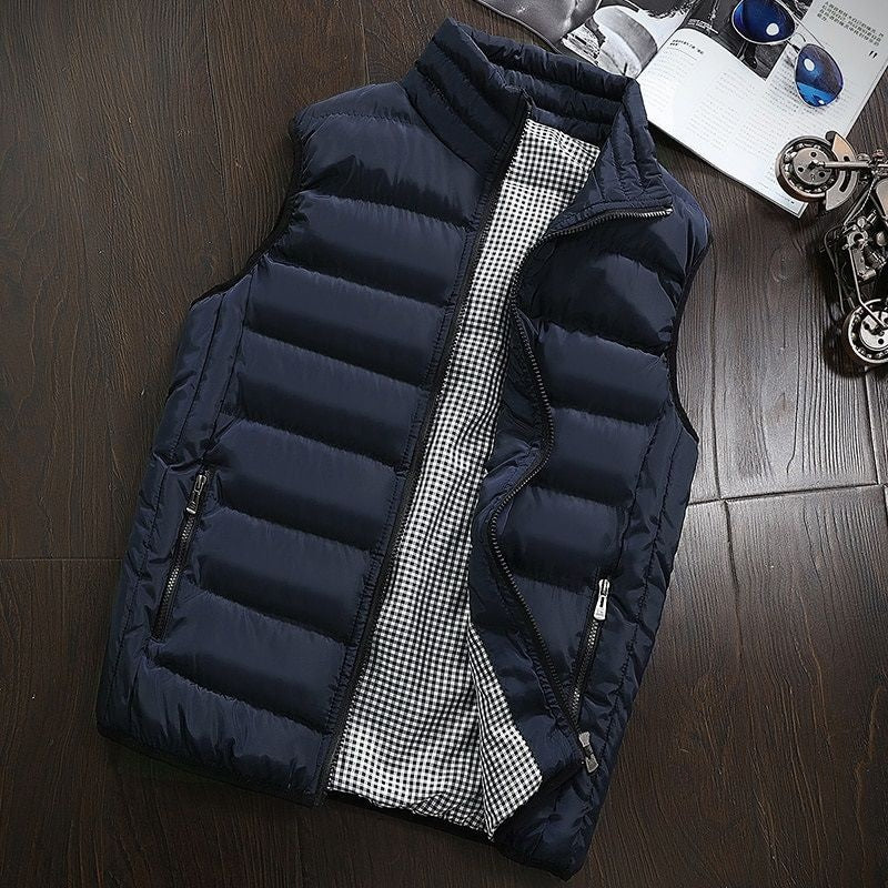 WW | Gefütterte Wasserdichte Herrenbodywarmer Für Stilvolle Männer