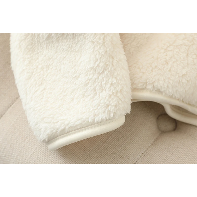 WW - Zacht Sherpa Jasje met Ritssluiting en Hoge Kraag, Fleece Vest