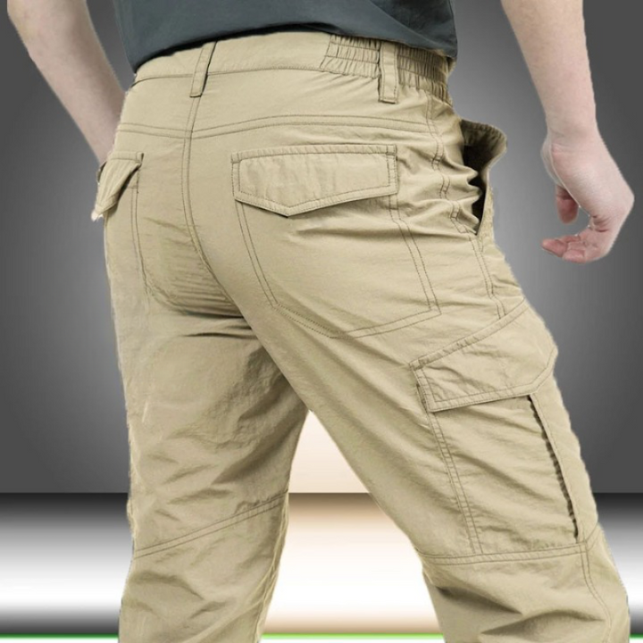 W&W Mode | Funktionale Und Stilvolle Herren Cargo Hose Mit Praktischen Klappen Taschen