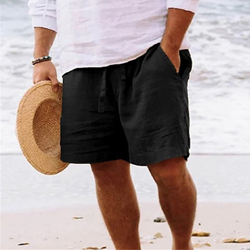 WW | Herren Sommer Shorts Stilvolle Chino Leinen Shorts Für Männer