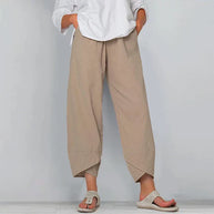 WW | Baumwoll Leinen Hose Für Damen