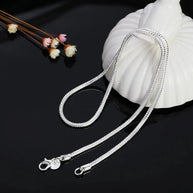 WW | 925 3mm Sterling Silber Schlangen Kette