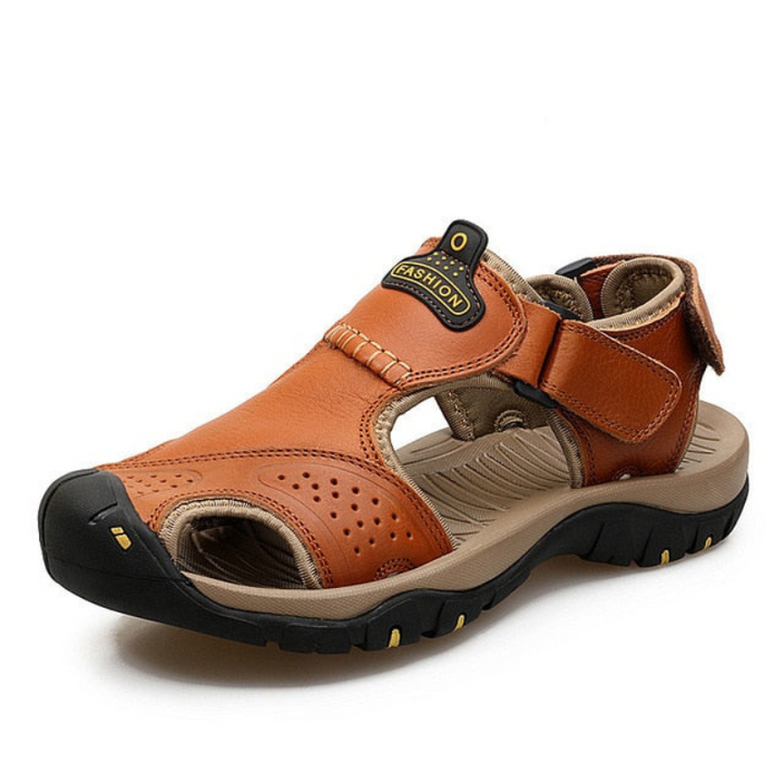 W&W Mode | Herren Leder Sandalen Bequeme & Klassische Sandalen Für Männer