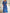 WW | Asymmetrisches Kleid mit kurzen Ärmeln und V-Ausschnitt