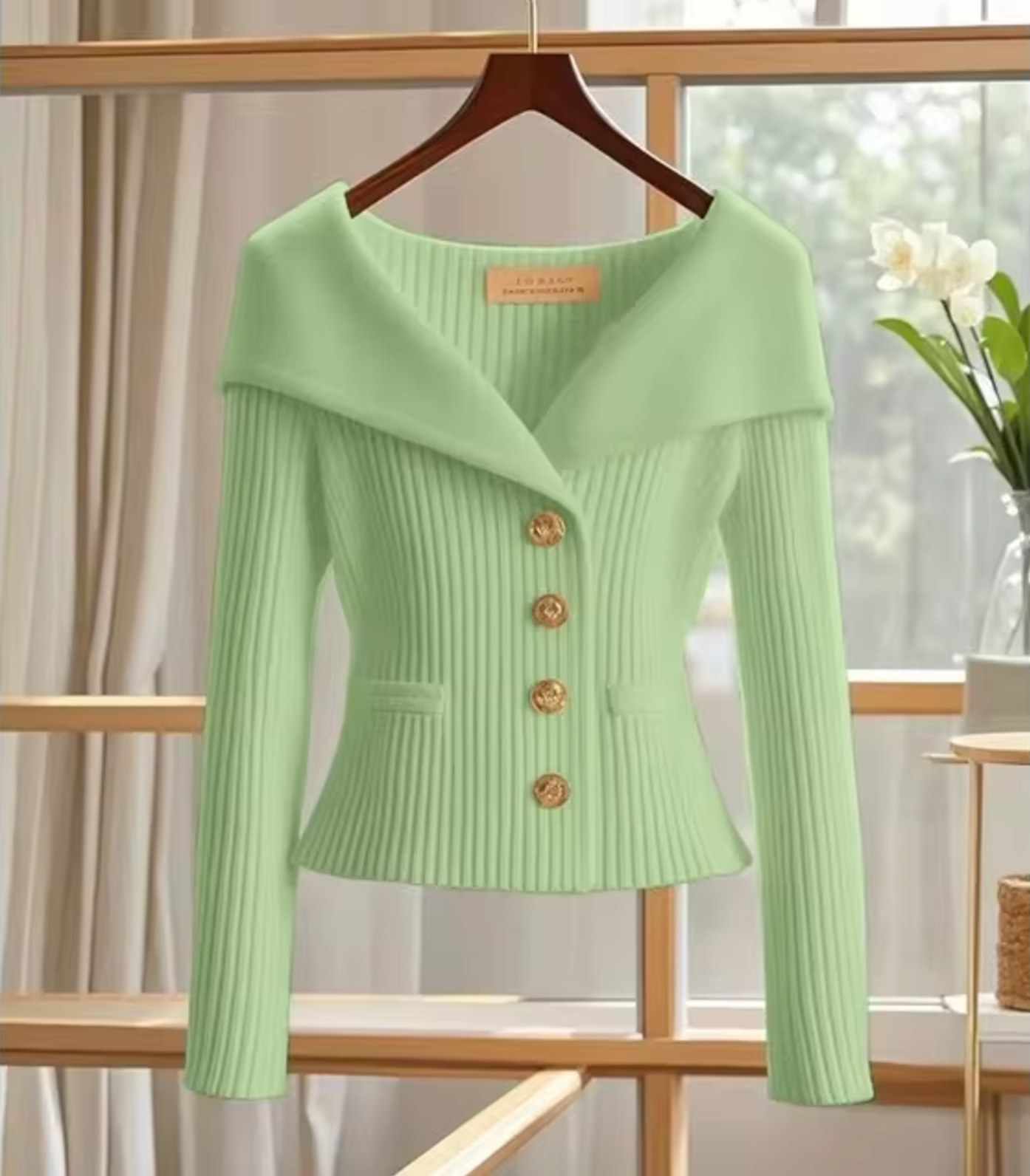 WW | Gestrickte Kurze Strickjacke