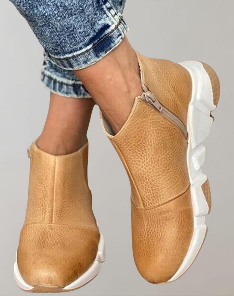 WW | Damen Plateau Stiefeletten Ortopedical