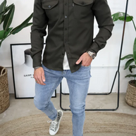 Hemdjacke mit Knopfverschluss