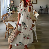 WW | Maxi Kleid Mit Blumenmuster