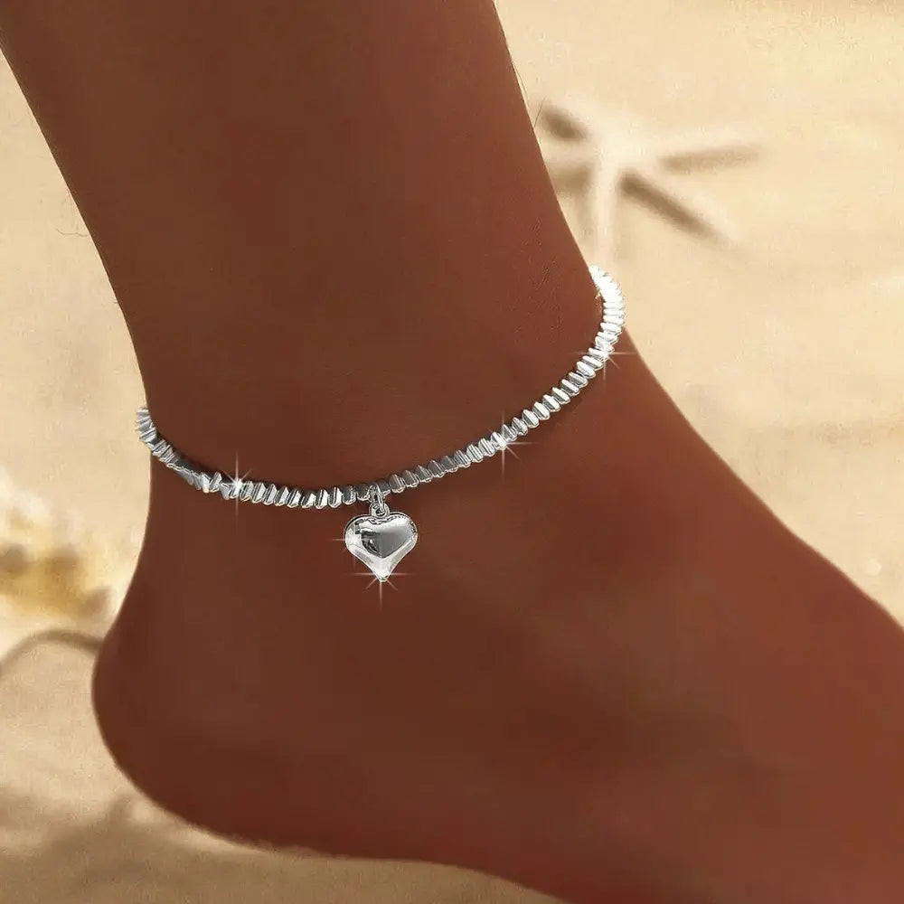WW | Gold/silver Fußkettchen Für Damen