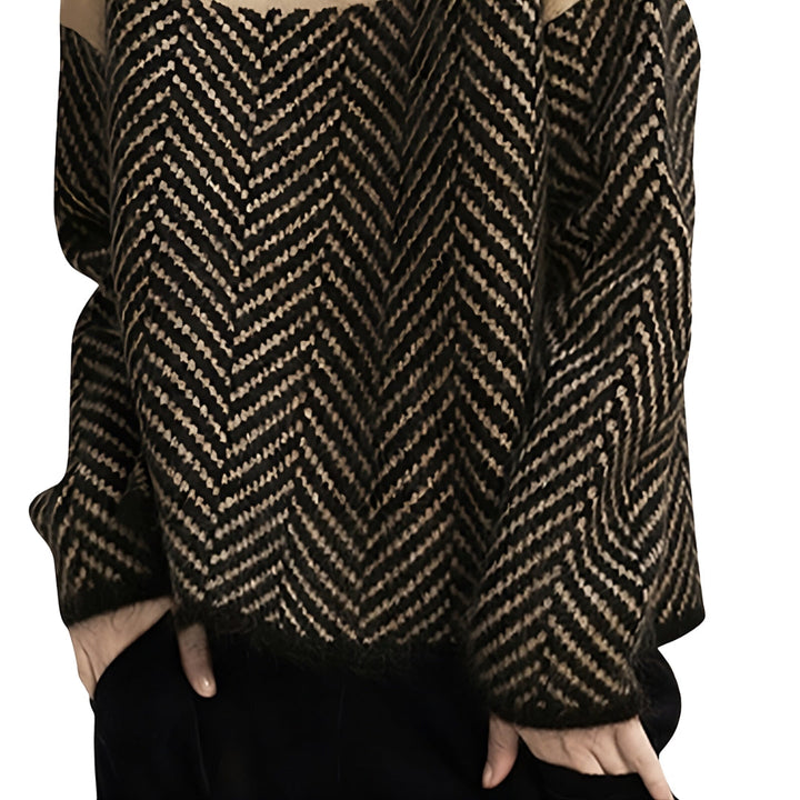 W&W Mode | Eleganter Wollrollkragenpullover für Damen - Stilvoller und wärmer Pullover