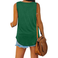 WW | Jersey Tank-Top mit V-Ausschnitt