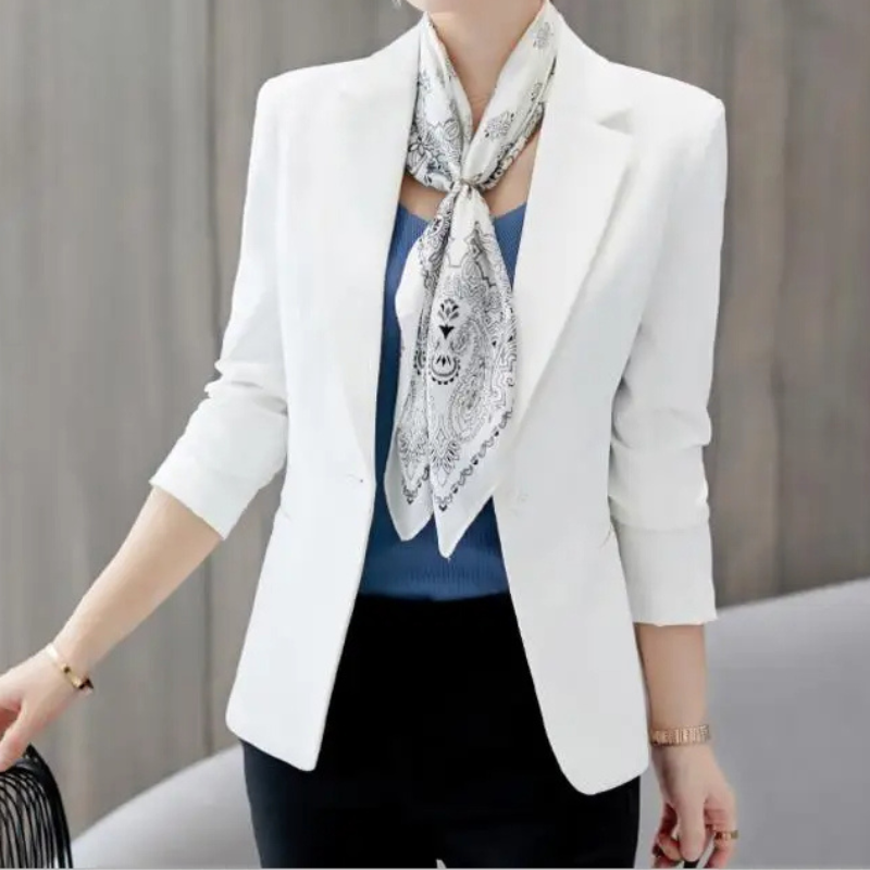 W&W Mode | Eleganter Damen Blazer mit Langen Ärmeln Perfekt für Die Arbeit