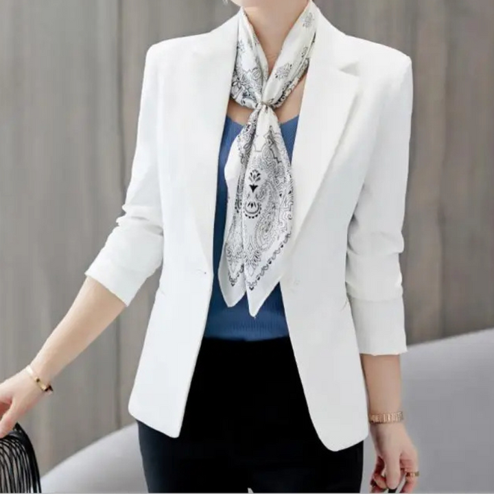 W&W Mode | Eleganter Damen Blazer mit Langen Ärmeln Perfekt für Die Arbeit