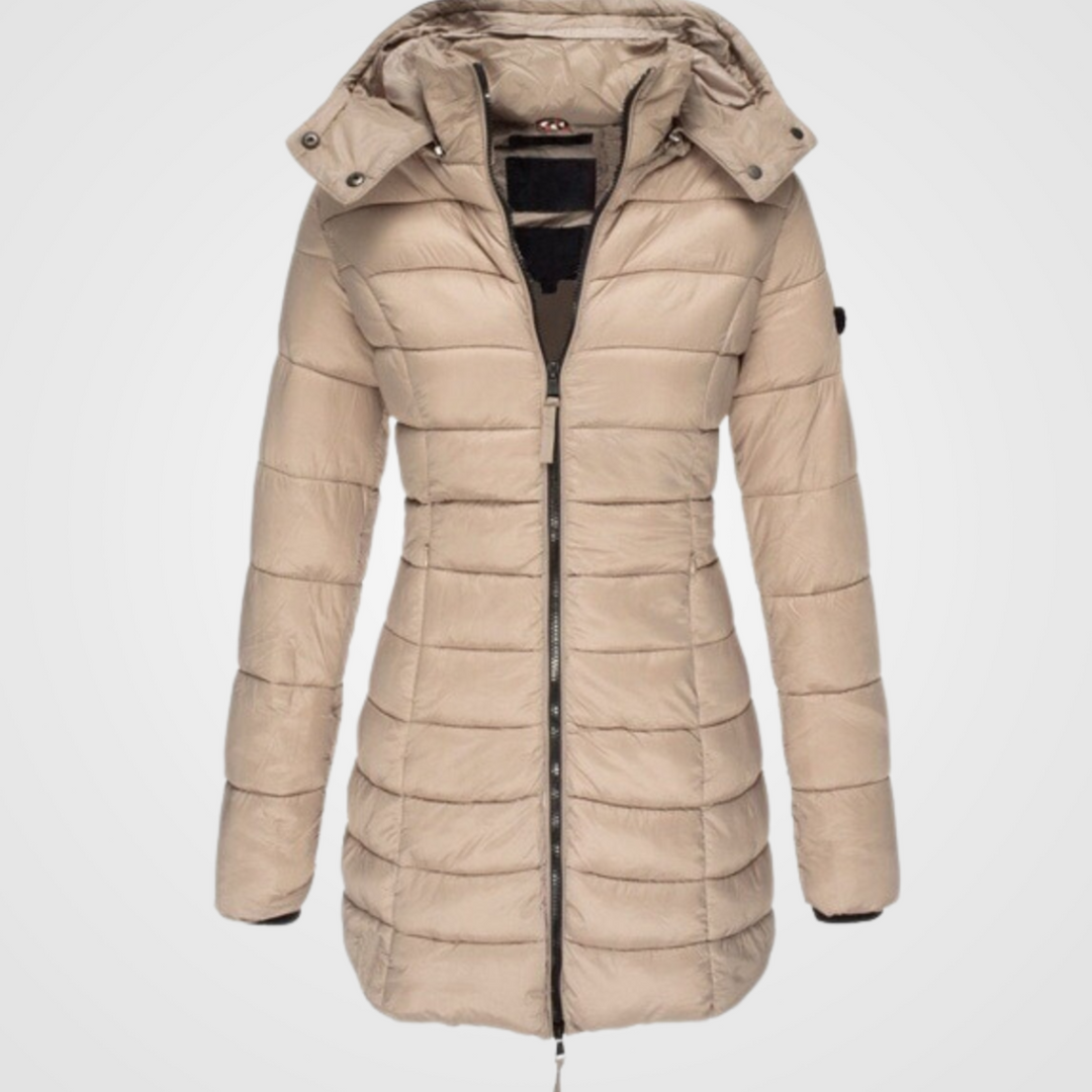 W&W Mode - Eleganter urbaner Stil Wintermantel für Damen mit Stehkragen