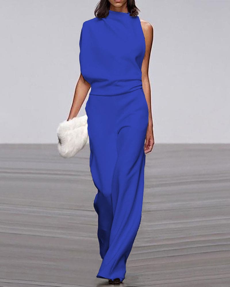 WW | Premium Ein Schulter Jumpsuit