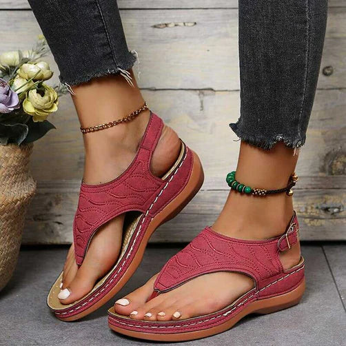 WW | Sandalen Mit Keilabsatz