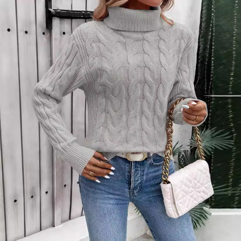 WW | Rollkragenpullover Mit Zopfmuster Für Damen