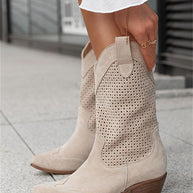 WW | Stilvolle Niedrig Geschnittene Stiefel Bequeme & Schicke Schuhe