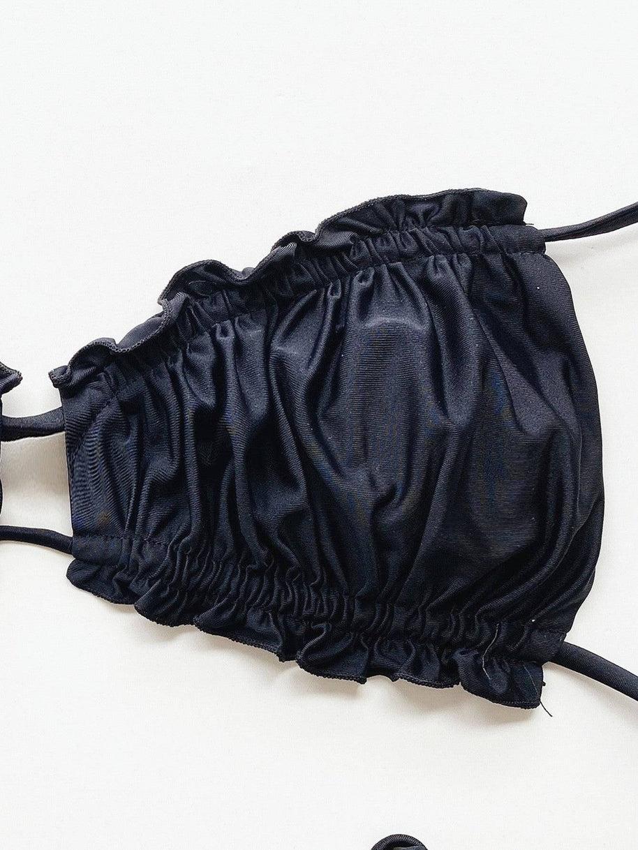 WW | Rüschentrill Halterneck Bikini Set