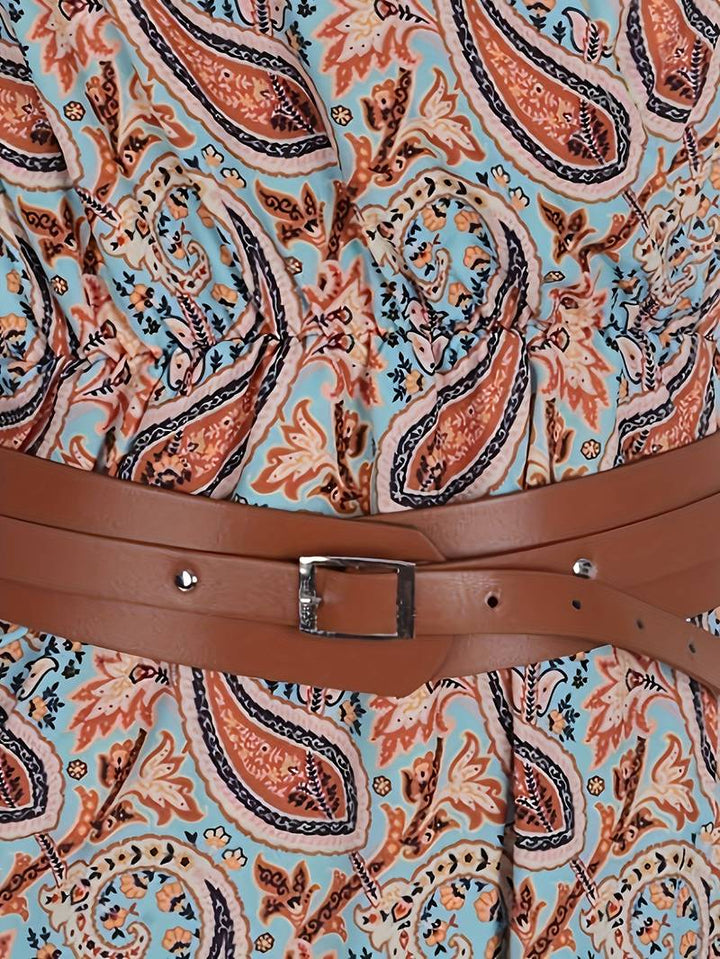 Blumiges Maxikleid für Frauen