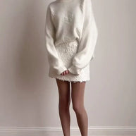 WW | Bestickte Blumenpullover