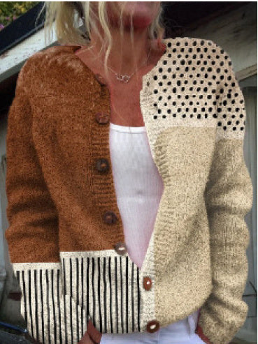 WW | 3D Digital Gedruckte Strickjacke für Damen