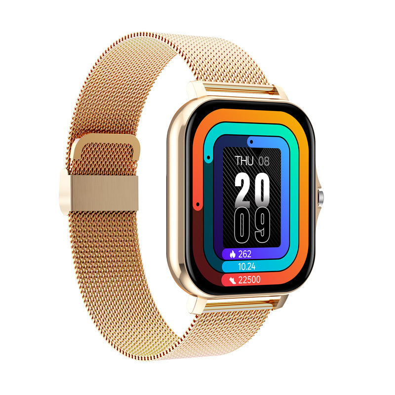 Smartwatch mit 1,69-Zoll-Touchdisplay, Schrittzähler und Herzfrequenzmessung
