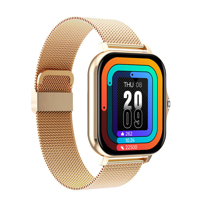 Smartwatch mit 1,69-Zoll-Touchdisplay, Schrittzähler und Herzfrequenzmessung