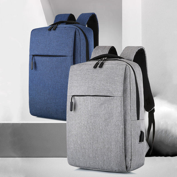WW | Geschäftlicher Laptop Rucksack Mit Usb Ladeanschluss Und Wasserdicht