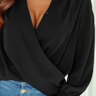 WW | Bluse mit Wickelausschnitt Für Frauen