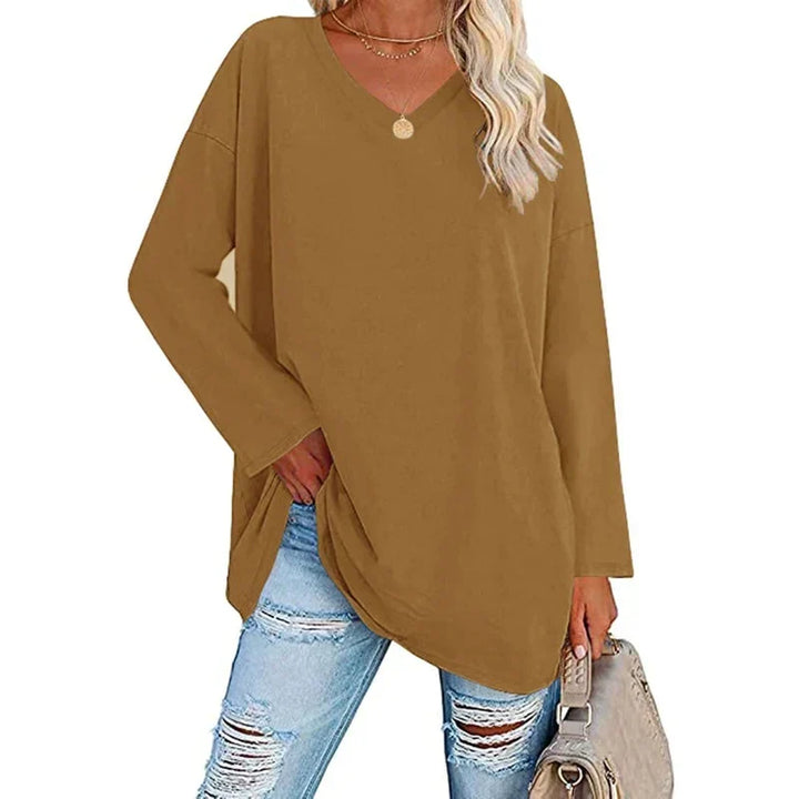 W&W Mode | V-Ausschnitt Gestrickter Top für Damen - Stilvoller und Bequemer Pullover