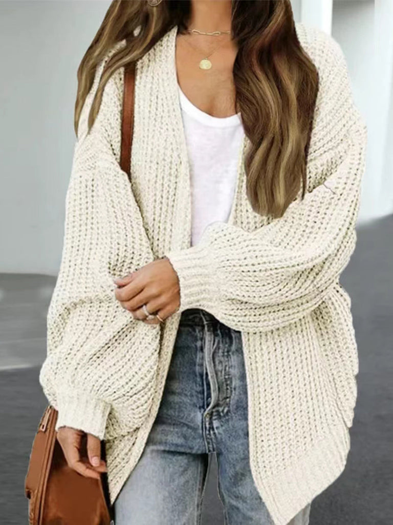 WW | Tropf Schulter Ballon Arm Cardigan