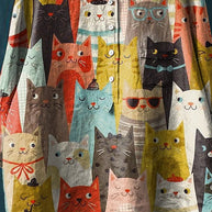 WW | Niedliches Katzenkunstshirt für Damenmode