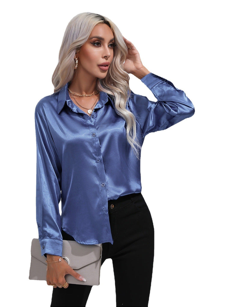 WW | Satin Hemd Für Damen