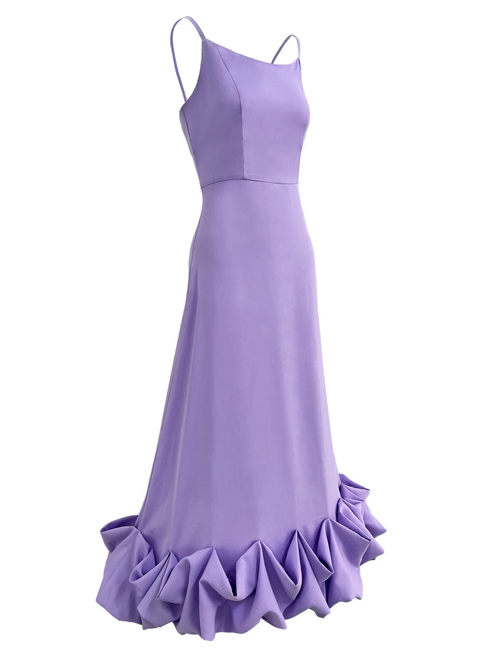 Damen-Maxikleid mit fließender Ausführung
