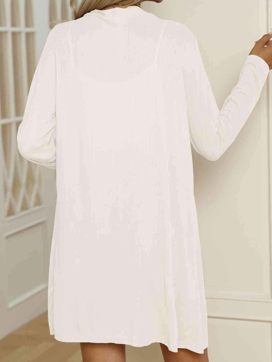 WW | V-Ausschnitt Knopf-Oben Langarm Cardigan