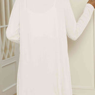 WW | V-Ausschnitt Knopf-Oben Langarm Cardigan