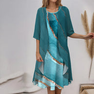 WW | Chic & Bequem Blusen Und Kleid Ensemble