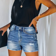 WW | Frühling/Sommer Ripp-Denim-Shorts