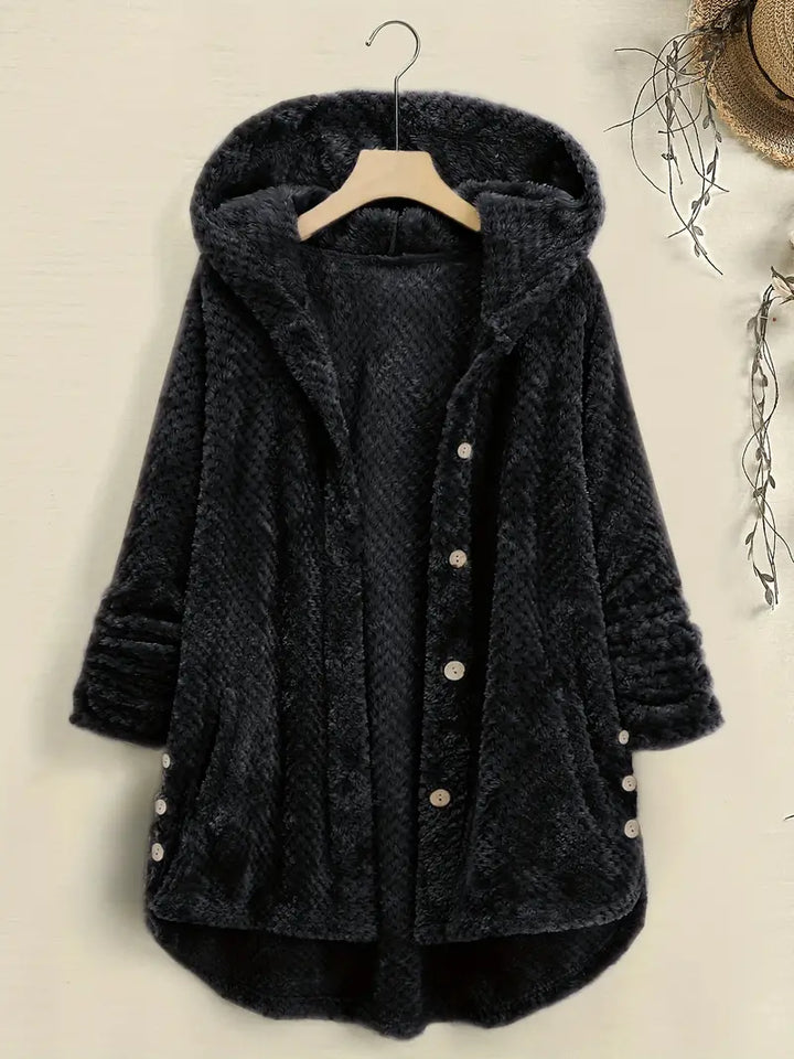 W&W Mode | Gefütterte Damenjacke mit Knöpfen - Stilvolle Jacke für kalte Tage