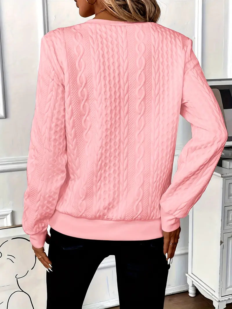WW | Eleganter Stilvoller Strickpullover