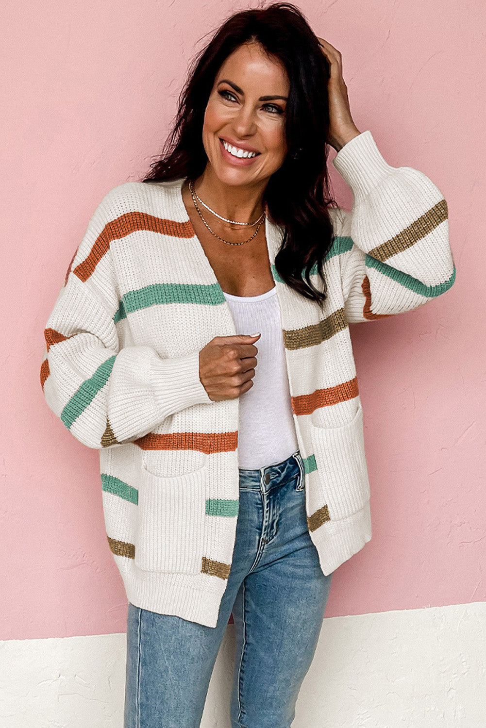 W&W Mode | Strickweste Mit Überschnittenen Schultern Für Frauen
