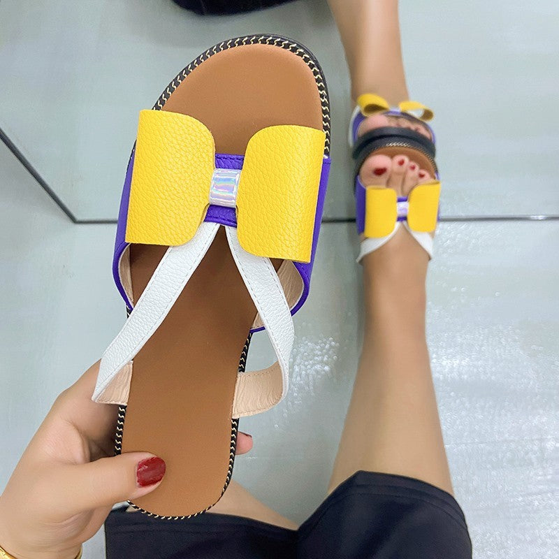 WW | Flyslide Pantoffel Mit Schmetterlingsdesign