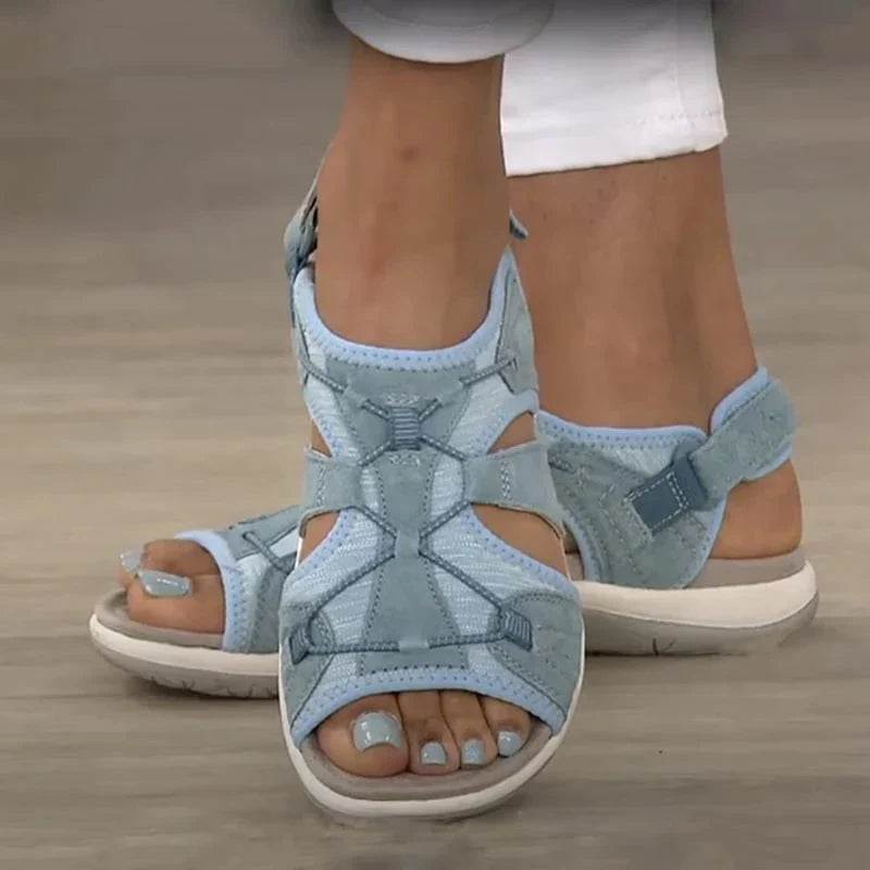 W&W - Stützende und weiche, verstellbare orthopädische Sandalen für Damen