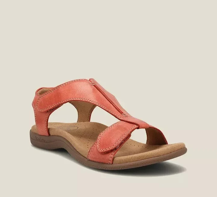 WW | Luxuriöse orthopädische Sandale mit T-Riemen-Design und Fußgewölbeunterstützung