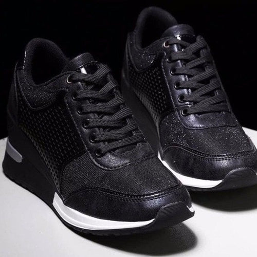 W&W Mode | High-Heel-Sneaker mit Keildesign Für Frauen
