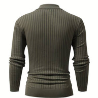 WW - Lässiger Herrenpullover mit V-Ausschnitt