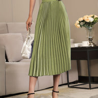 WW | Elegante A-linie Gefalteter Rock